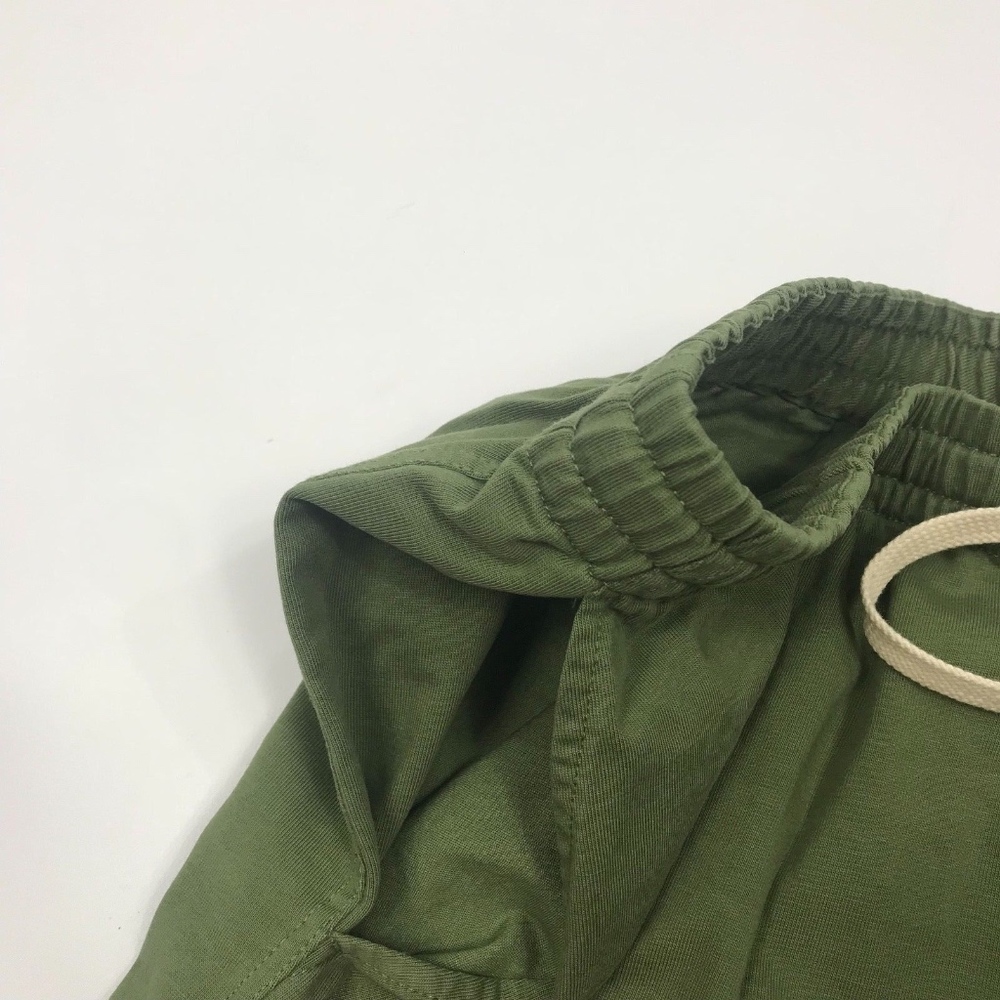 New J Crew Reade 7" Cotton Drawstring Shorts Green - Picture 5 of 8
